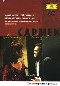 купить bizet - carmen / levine, baltsa, carreras, metropolitan opera, купить 